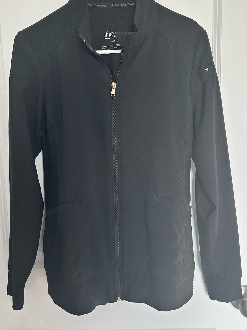 Cherokee Black Zip-Front Women's Jacket